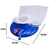 Robot with Mesh Bag Underwater Tool Cleaning Vacuum Cleaner Suction Head Pool Accessories
