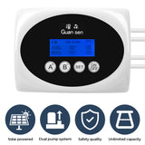 Double Pump Automatic Watering Device for Plants Solar Drip System Timer Intelligent Garden Drip Irrigation Device Controller