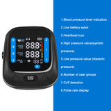 Blood Pressure Monitor Digital electronic sphygmomanomet Automatic BP Machine Heart Rate Pulse Monitor long Cuff