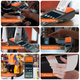 Android 8.1 POS Bluetooth Thermal Printer Receipt Portable NFC Terminal Handheld PDA Point Of Sale System All in One