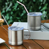 Essential Camping Water Cup, 300ml Collapsible, Frosted Surface for Slip Resistance Wear Resistance, Safe and Reliable.