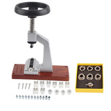 Bench Watch Case Opener Wristwatch Tool Back Opener with 6 Dies