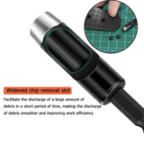 6Pcs Hollow Bits -Leather Hole Punch Tool Flexible Extension Hexagonal Handle Drill Bit Set
