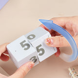 Cube Kitchen with 10 Different Time Settings Digital Countdown Alarm Flip Timer for Game Workout Office Classroom Training
