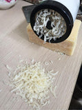 Kitchen Gadgets Stainless Steel Cheese Grater Chocolate Fondue Rotary Grinder Mill With 2 Different Blades