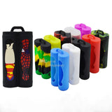 18650 Double Battery Silicone Cover Protective Silicon Case Colorful Soft Rubber Skin Protector Bags For sony samsung vtc4 vtc5 LG he4 Panason mod battery 20700