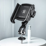 Adjustable Bike Holder - Bicycle/Scooter/ Motorcycle Phone Mount with Anti-Vibration for 5.4 - 7.2 Inch Phones