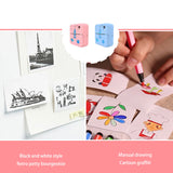 Multifunction Photo Printer Lightweight Cameras Wireless Digital Toy Thermal Printing hine Instant Mini Printers Blue