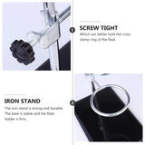 40cm Grade Metalware Support Stand, Cork ed Burette Clamp with 2 Retort Ring(2inch,3inch Dia) Laboratory Equipment