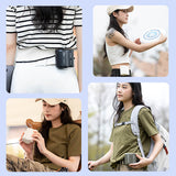 Portable Powerful Small Personal Waist Clip Speed Adjustabl Outdoor for Work Coog Antiheatstroke Fan