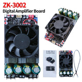 ZK-3002 Stereo Amplify 300WX2 Bridged Mono 600W TPA3255 Digital Power Audio Amplifier Board for Subwoofer Speaker