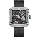 ONOLA Brand Classic Mens Retro Watches Automatic Mechanical Watch Clock Genuine Leather Waterproof Military Wristwatch