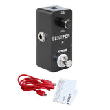 Kokko Flp-2D Electric Guitar Pedal Loop Pedal Electric Pedals Compressor Footswitch 5 Minutes Recording Unlimited Overdubs