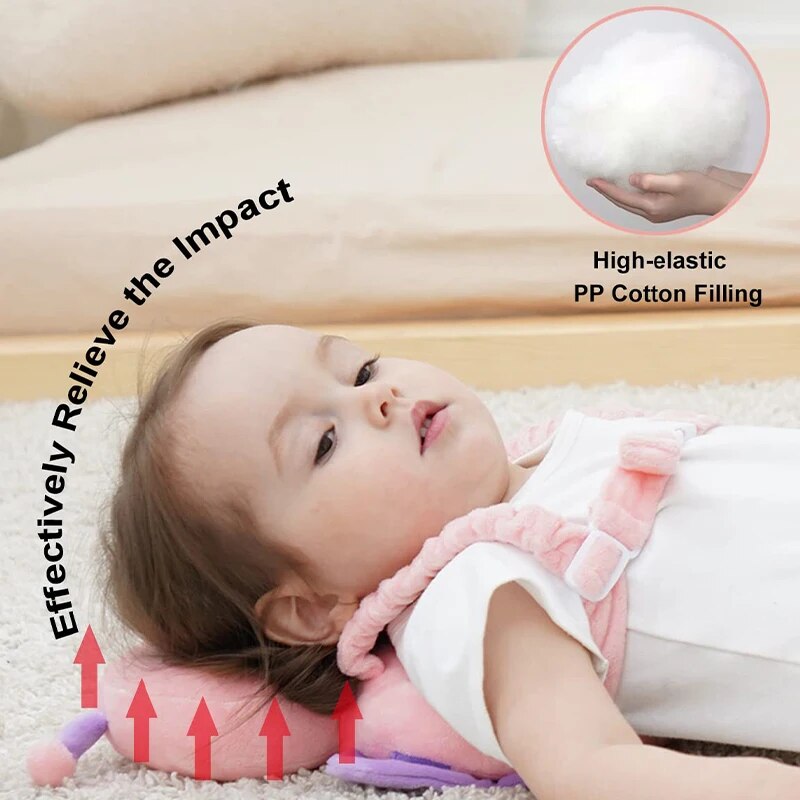 Head Protection Butterfly Shape Soft & Comfortable Children's Anti-fall Back Pillow For Baby Toddler
