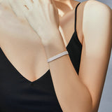 Woven Basic Silver Bracelet