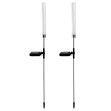 2Pcs Decorative Solar Bubble Waterproof Outdoor Spike Light Auto ON/OFF Pathway Lights for Lawn Garden