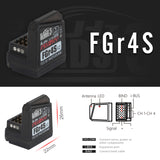 Flysky FGR4S V2 AFHDS Single-Antenna Bidirectional PWM /PPM / IBUS Output Receiver for flysky NB4 PL18 RC Transmitter