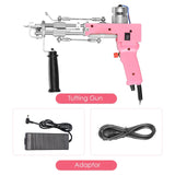 2-in-1 Electric Carpet Tufting Gun - Cut and Loop Pile for Starter Kit