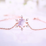 Stone Snowflake Bracelet