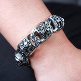 European and American Hip-hop Punk Style Titanium Steel Bracelet