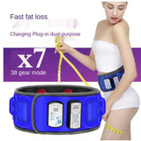 Rechargeable X5 Motors 30 Magnets Sauna Heating Fat Muscle Training Slimming Belly Massager Waist Belt Back Hip Massage Brace
