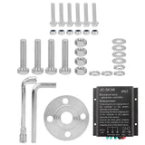 800W Small Wind Generator Kit 3 Blades Power Turbines Parts for Marine Home ChargingWhite 48V