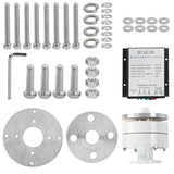 Wind Turbine Kit 800W 4 Blade Generator AC Motor Solar System Lantern Type DoubleLayer Black(12V )
