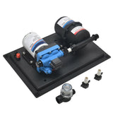 RV Water Pump DC 12V 3.5GPM 13.5L/Min 45PSI Fresh Water Diaphragm Pump Built in On Demand Pressure Switch with Pressure Tank for Boat Travel Trailer