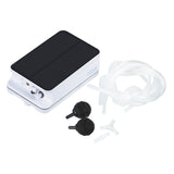 Solar Powered Pond Oxygenator with Pipe & Air Bubble Stones - Oxygen Aerator for Pool, Aquarium, Fish Tank