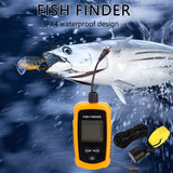 100M Detector - 45 Degrees Sonar Coverage Echo Sounder Alarm Transducer for Underwater Fish Finders in Lake and Sea Fishing