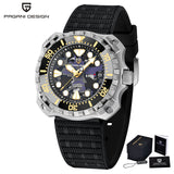 PAGANI DESIGN New Men Mechanical Watches 200M Waterproof Titanium Automatic Diver's Sports Men's Wristwatch Luxury Reloj Hombre