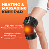 Eletric Temperature Massager Leg Joint Heating Vibration Massage Elbow Shoulder Support Arthritis Relief Thermal Knee Pad