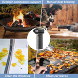 130000RPM Electric Air Duster with Turbo Fan - Adjustable Wind Speed, Handheld Jet Dry Blower for Home, Garden, Leaf, Cars, Keyboards
