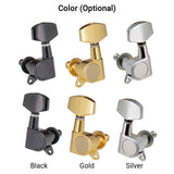 6pcs Sealed Locking 3L3R Tuning Pegs String Tuners Electric Acoustic Guitar Tuner hine Heads Knobs