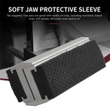4 inch Vise Universal Soft Jaws Pads Covers, Multi- Protector for Any Metal ,2 Pcs,Sier