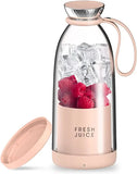 500ml Portable 2400mAh Wireless Fruit Mixers USB juicer Fresh Juice Bottle Blender Plus 6 Blades Food Milhake Ice Crush Cup