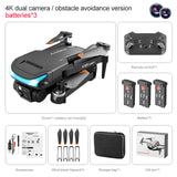 Drone K101 Max Mini Drones With Dual 4K HD Camera Optical Flow 3-sided Obstacle Avoidance Localization RC Quadcopter Toys Gifts