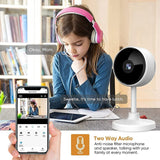 1080P Baby Monitor Phone App, Wifi IP Camera With Night Vision, 2-Way Audio, 2 Pack
