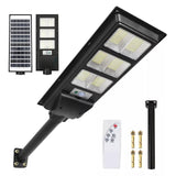 90W LED Solar Street Light Outdoor Waterproof Solar Powered Street Light Human Body Sensing Lamp with Remote Control