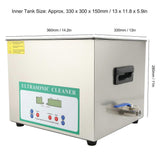 Ultrasonic Washing Machine Digital Timing Heating Cleaning Equipment DK-615HTD 15L 360WUS Plug AC110