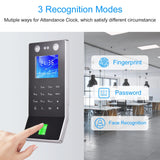 Face Recognition Fingerprint Password Attendance hine Access Control Time Clock Recorder Support ID Card Device Employee