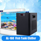 150W 160L Aquarium Chiller Fish Tank Cooler Cooling System for Reef Coral Jellyfish Shrimp Water Plants