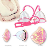 Enlarge Massager Enhancer Large Size Manual Breast Enlargement Pump With Twin Cups Cupping