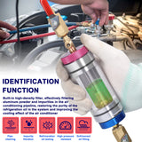 Air Conditioner Refrigerants Filler Vacuum Type Watertank Replacement Pressure Gauge Auto Repairing Tool Assembly Parts