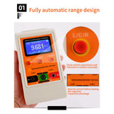 AutoRanging LCR Bridge LCD Digital Capacitance Inductance Meter Large Range100H 100mF 20MR Rechargeable M4070