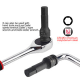 8/10PCS Set Car Repair Removal Tools Wrench Bar Hexagonal Socket Inside The Wind Cannon Universal Automotive Accessories