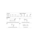 2 Pack Acrylic Floating Shees, 15 L x3.25inch W, Clear Bathroom Wall Shelf, Bookshees, Invisible Display for Office