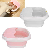 Electric Heating Massage Footbath Bucket Household Folding Red Light Foot Spa Machine Folding Foot Bath Basin Health Care