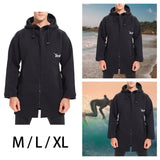 Waterproof Parka Jacket Poncho Change Robe Sun Protection Wetsuit Warm Coat for Camping Water Sports Kayaking Outdoor Activities