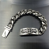 Titanium steel men's bracelet